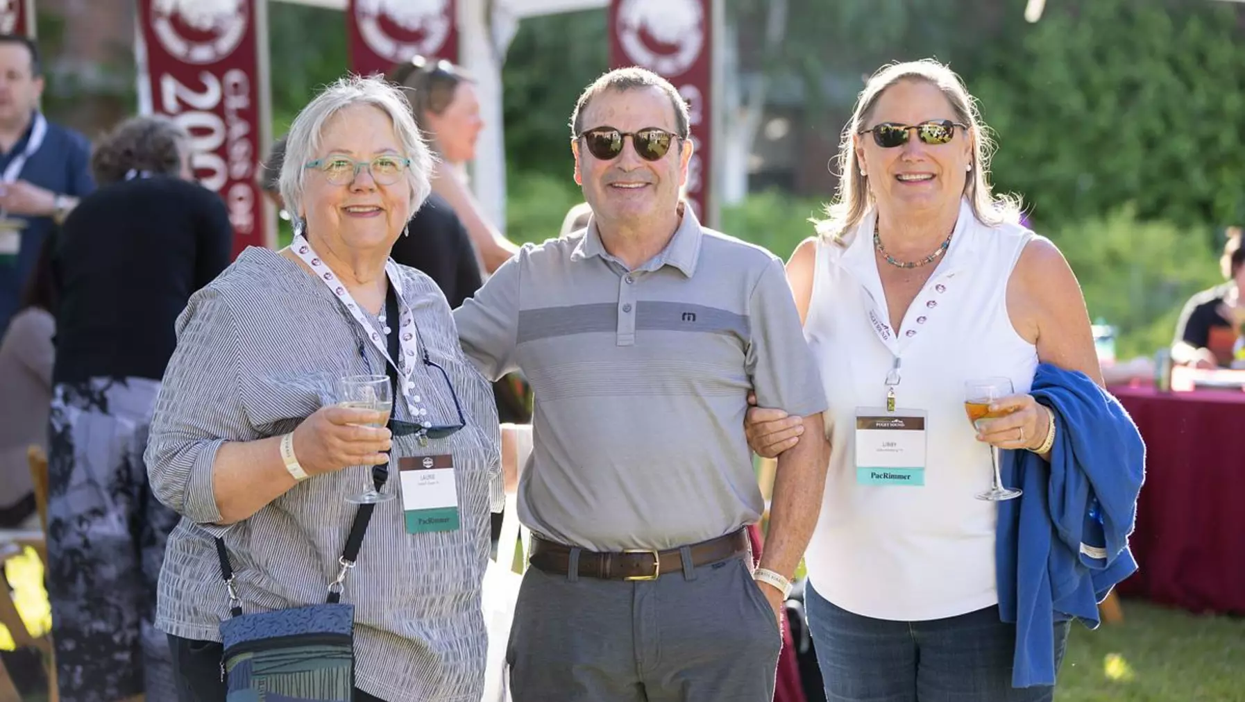 Alumni at the Welcome Reception
