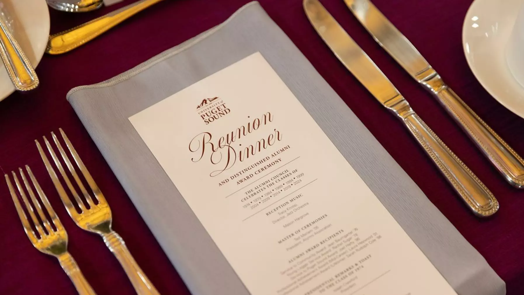 Distinguished Dinner and Alumni Awards