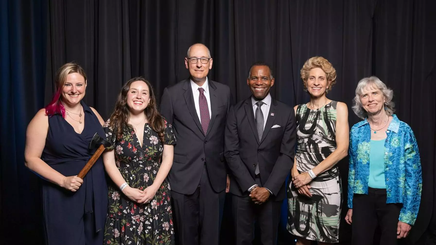 President Crawford and Alumni Award Recipients